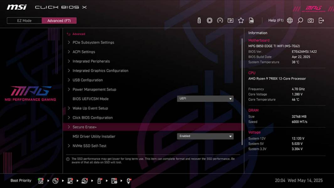 MSI MPG B850 EDGE TI WIFI-4